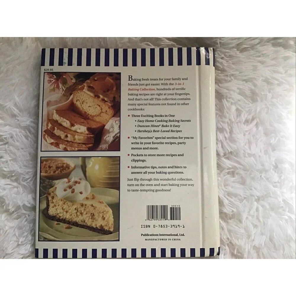 Baking Collection 3 Cookbooks in 1 Hershey’s Duncan Hines Baking Secrets 1999